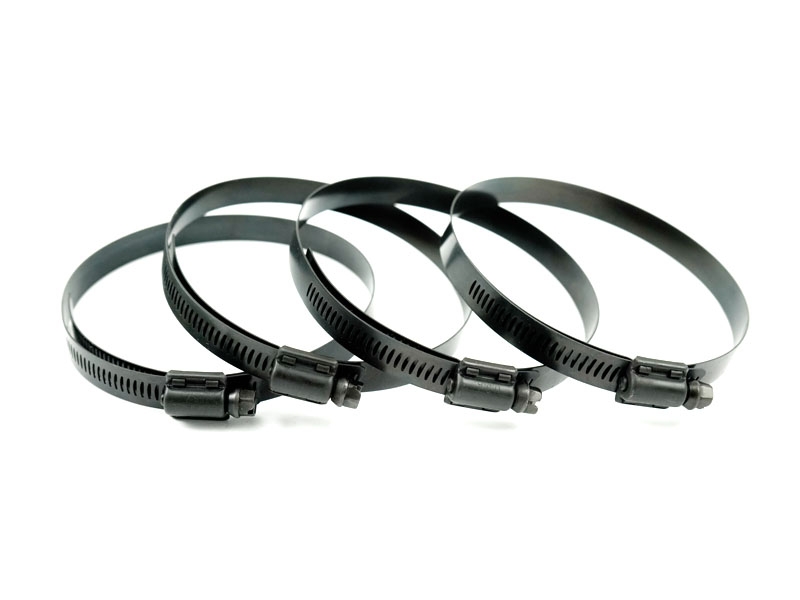 BLACK Hose Clamps Premium Quality Stainless BREEZE