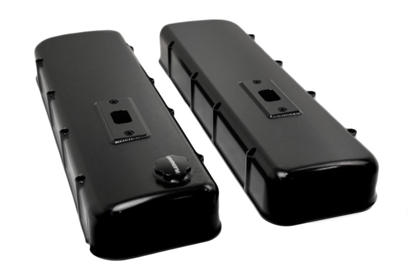 Chevrolet Billet Rocker Covers - BURN DOWN Breather Style - Plazmaman